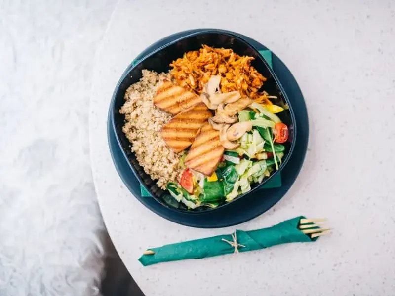 Mediterranean Halloumi & Quinoa Bowl