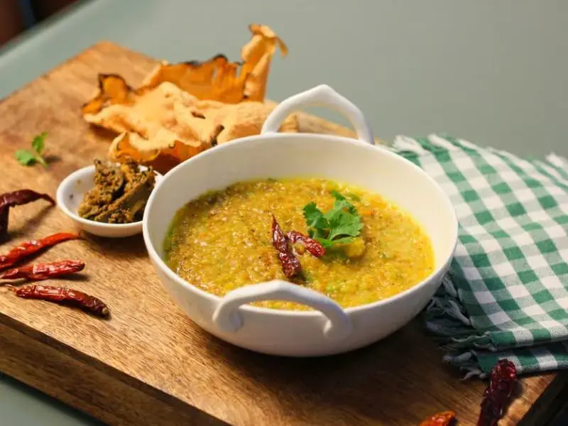 Warming Spiced Dal with Fresh Coriander