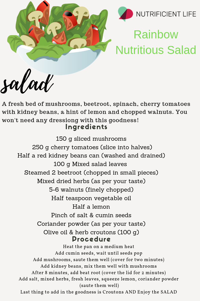 Rainbow Nutritious Salad